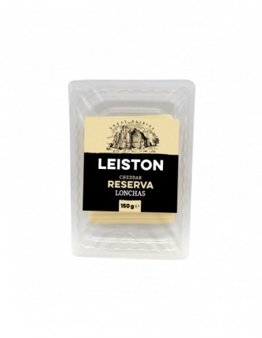 QUESO CHEDDAR LONCHAS LEISTON 15X150G