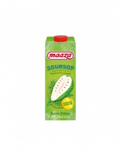 MAAZA ZUMO GUANABANA 12 X 1L TETRAPACK