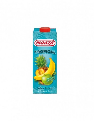 MAAZA ZUMO TROPICAL 12 X 1L TETRAPACK