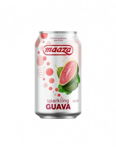 MAAZA ZUMO GUAVA CON GAS 12X33CLLATA◼