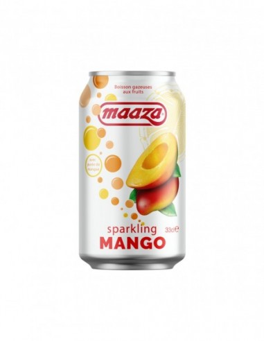 MAAZA ZUMO MANGO CON GAS 12X33CLLATA
