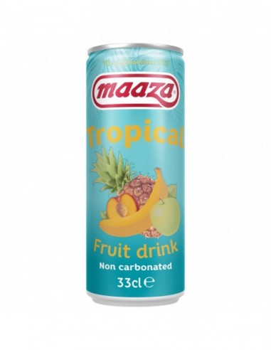 MAAZA ZUMO TROPICAL 24X33CL LATA◼