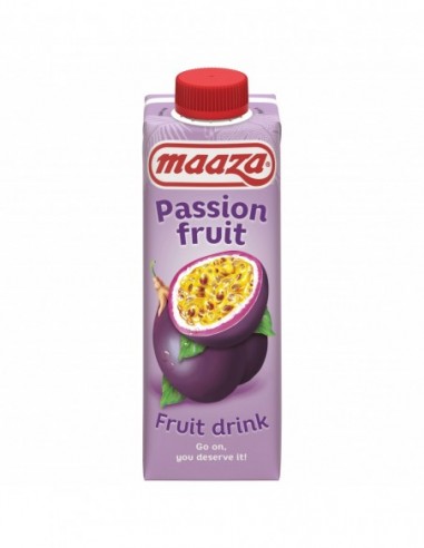 MAAZA ZUMO PASSION FRUIT 8X33CL BRICK◼