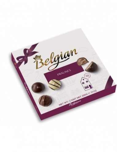 PRALINES GIFT BOX 12X200G BELGIAN