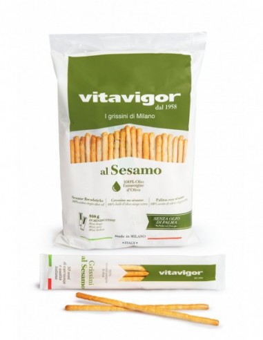 GRISSINI SESAMO 6X350G  VITAVIGOR