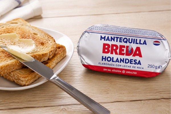 Nuevo formato de la mantequilla Breda: Pastilla de 250g